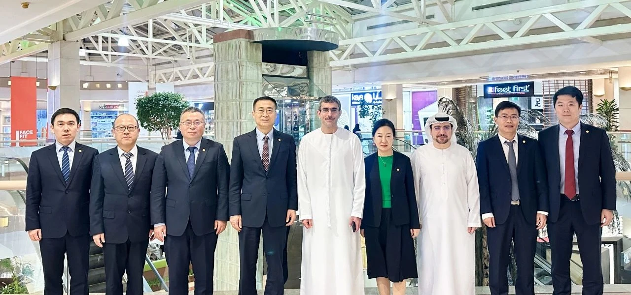 Lyu Zexiang Meets with Sharif Al Olama, Undersecretary of the UAE Ministry of Energy and Infrastructure