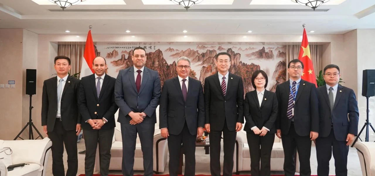 Egyptian Ambassador to China Khaled Nazmy Visits Energy China International