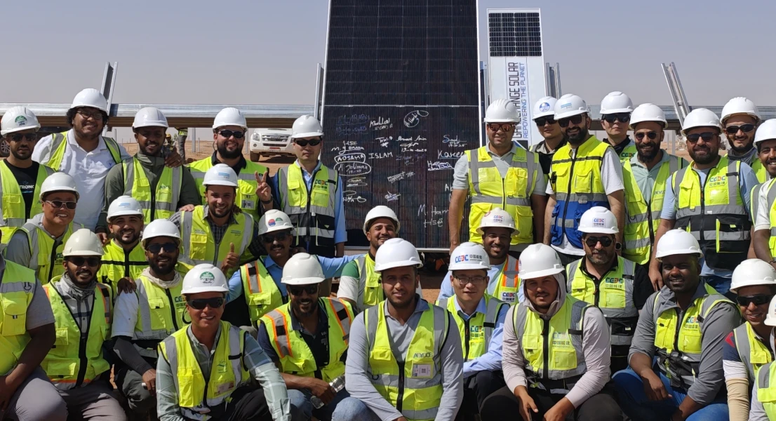 PV Module Installation Kicks Off at Africa’s Largest Solar-Storage Project