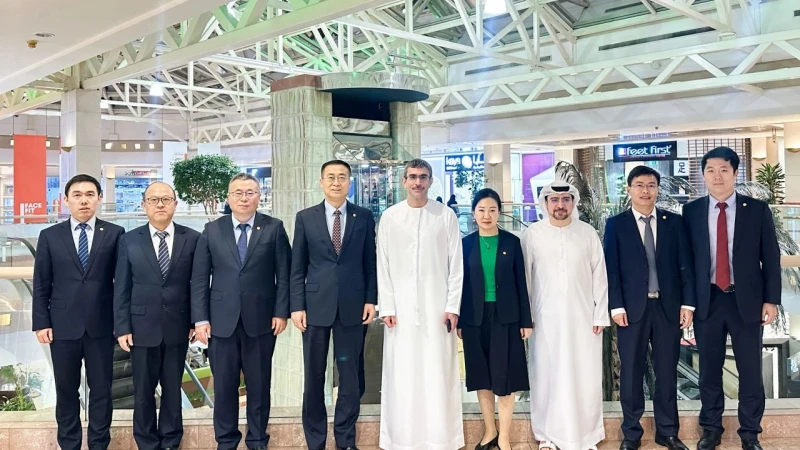 Lyu Zexiang Meets with Sharif Al Olama, Undersecretary of the UAE Ministry of Energy and Infrastructure