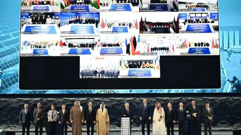 President Mirziyoyev Attends the Launch Ceremony of Uzbekistan’s Major Energy Storage Projects