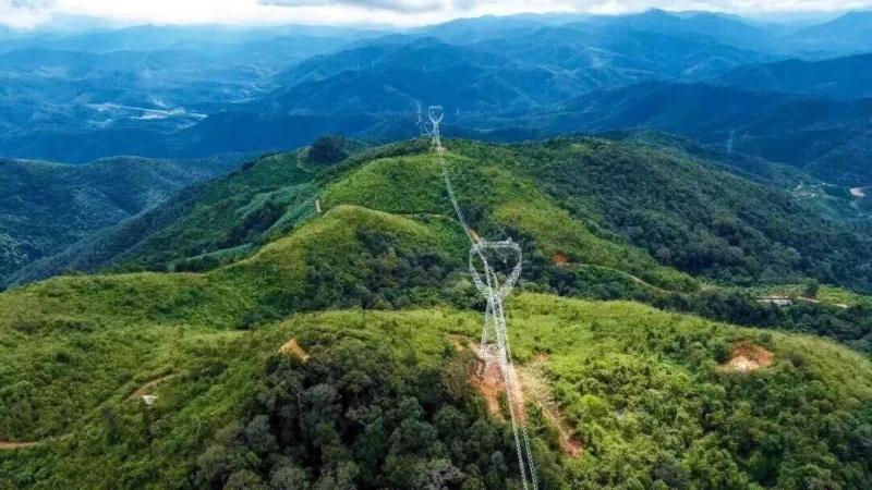 China-Laos 500kV Power Interconnection Project Transmission Line Completed with CEEC’s Design Contributions